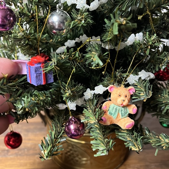 Miniature decorated Christmas tree - Picture 6 of 7